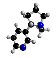 La molécule de nicotine